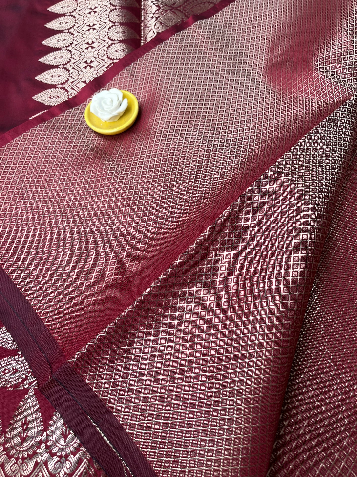 Banarasi Soft Silk Saree - Maroon