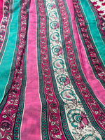 Pink Elephant Quirky Mul Cotton Saree